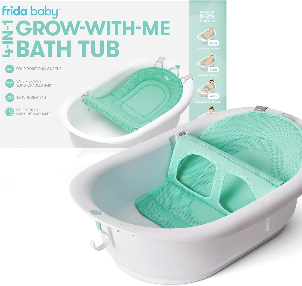 Frida Baby 4-in-1 Grow-with-Me Baby Bathtub