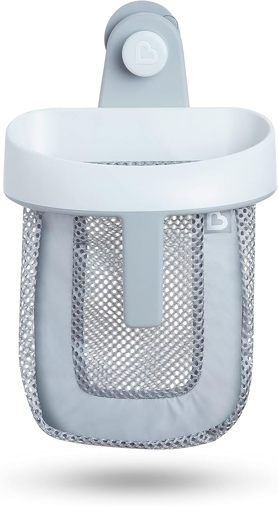 Munchkin Super Scoop Hanging Bath Toy Storage, Grey
